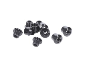 ALUGEAR Chainring Bolts Set 5-Arm Aluminum | 7 mm black