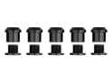 ALUGEAR Chainring Bolts Set 5-Arm Aluminum | 7 mm black