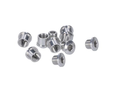 ALUGEAR Chainring Bolts Set 5-Arm Aluminum | 7 mm silver