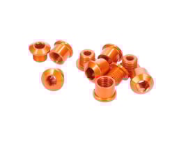 ALUGEAR Chainring Bolts Set 5-Arm Aluminum | 7 mm orange