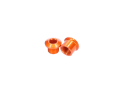 ALUGEAR Kettenblattschrauben Set 5-Arm Aluminium | 7 mm orange