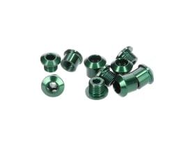 ALUGEAR Chainring Bolts Set 5-Arm Aluminum | 7 mm green