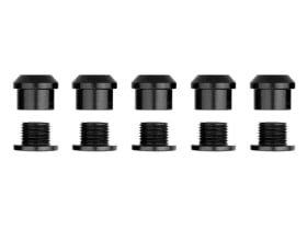 ALUGEAR Chainring Bolts Set 5-Arm Aluminum | 5 mm black