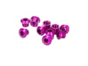 ALUGEAR Chainring Bolts Set 5-Arm Aluminum | 5 mm purple
