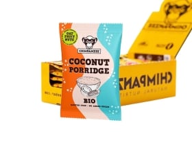 CHIMPANZEE Organic Porridge Coconut 65g | 15 Bags Box