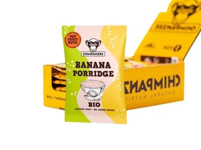 CHIMPANZEE Bio Porridge Banana 65g | 15 Beutel Box