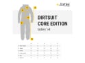 DIRTLEJ DirtSuit Core Edition Ladies | Einteiler black / honey XL