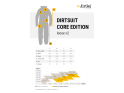 DIRTLEJ DirtSuit Core Edition Loose Cut | Einteiler graphite / honey XL