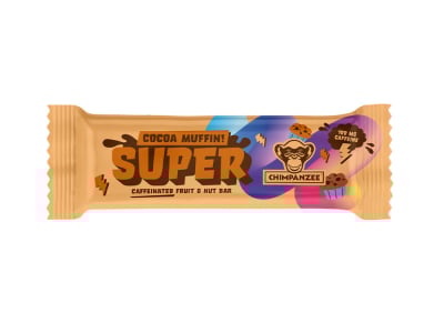 CHIMPANZEE Super Bar Cocoa Muffin + Caffeine | 55g Bar