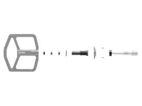 ACROS Bearing Kit for Flatpedal