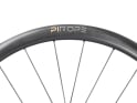 PI ROPE Wheelset 28" Road FADE Center Lock Baccara X 36 | Black Premium Edition