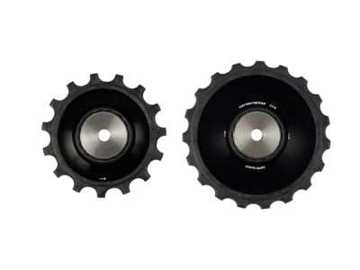 CERAMICSPEED Pulley Wheels Alpha Disc | 15 & 19 Teeth for OSPW System | black