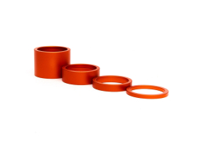 CHRIS KING Spacer Set 2 Aluminium | 1 1/8" | matt mango
