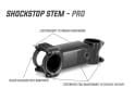 REDSHIFT Suspension Stem ShockStop Pro | 31,8 mm | 6° | black 80 mm