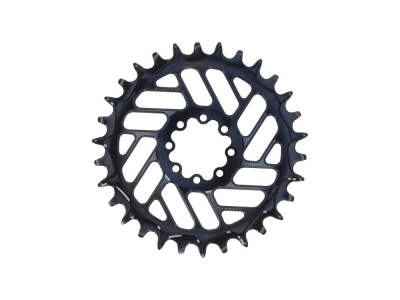 ALUGEAR Kettenblatt rund Beach Ball Direct Mount | 1-fach Narrow Wide SRAM MTB 8-Loch Transmission | BOOST | schwarz | 30 Zähne