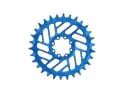 ALUGEAR Chainring round Beach Ball Direct Mount | 1-speed Narrow Wide SRAM MTB 8-bolt Transmission | BOOST | blue