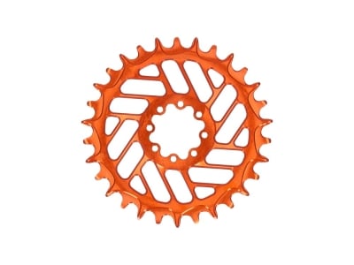 ALUGEAR Kettenblatt rund Beach Ball Direct Mount | 1-fach Narrow Wide SRAM MTB 8-Loch Transmission | BOOST | orange | 26 Zähne