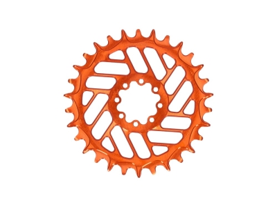 ALUGEAR Kettenblatt rund Beach Ball Direct Mount | 1-fach Narrow Wide SRAM MTB 8-Loch Transmission | BOOST | orange | 32 Zähne