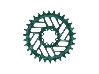 ALUGEAR Chainring round Beach Ball Direct Mount | 1-speed Narrow Wide SRAM MTB 8-bolt Transmission | BOOST | green