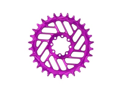 ALUGEAR Chainring round Beach Ball Direct Mount | 1-speed Narrow Wide SRAM MTB 8-bolt Transmission | BOOST | purple | 26 teeth
