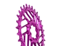 ALUGEAR Chainring round Beach Ball Direct Mount | 1-speed Narrow Wide SRAM MTB 8-bolt Transmission | BOOST | purple | 28 teeth