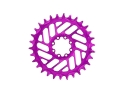 ALUGEAR Chainring round Beach Ball Direct Mount | 1-speed Narrow Wide SRAM MTB 8-bolt Transmission | BOOST | purple | 38 teeth
