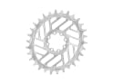 ALUGEAR Chainring oval Beach Ball Direct Mount | 1-speed Narrow Wide SRAM MTB 8-bolt Transmission | BOOST | silver