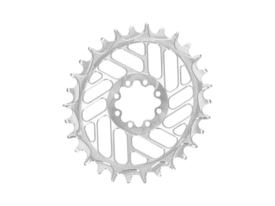 ALUGEAR Chainring Beach Ball oval Direct Mount | 1-speed Narrow Wide SRAM MTB 8-bolt Transmission | BOOST | silver | 28 teeth