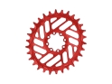 ALUGEAR Chainring oval Beach Ball Direct Mount | 1-speed Narrow Wide SRAM MTB 8-bolt Transmission | BOOST | red | 26 teeth