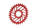 ALUGEAR Chainring oval Beach Ball Direct Mount | 1-speed Narrow Wide SRAM MTB 8-bolt Transmission | BOOST | red | 38 teeth