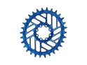 ALUGEAR Chainring oval Beach Ball Direct Mount | 1-speed Narrow Wide SRAM MTB 8-bolt Transmission | BOOST | blue | 34 teeth