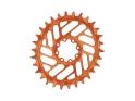 ALUGEAR Chainring oval Beach Ball Direct Mount | 1-speed Narrow Wide SRAM MTB 8-bolt Transmission | BOOST | orange | 30 teeth