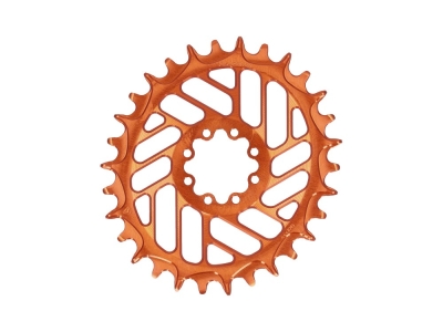 ALUGEAR Chainring oval Beach Ball Direct Mount | 1-speed Narrow Wide SRAM MTB 8-bolt Transmission | BOOST | orange | 38 teeth