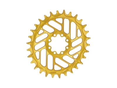 ALUGEAR Chainring oval Beach Ball Direct Mount | 1-speed Narrow Wide SRAM MTB 8-bolt Transmission | BOOST | gold | 26 teeth