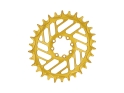 ALUGEAR Chainring oval Beach Ball Direct Mount | 1-speed Narrow Wide SRAM MTB 8-bolt Transmission | BOOST | gold | 34 teeth