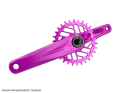 ALUGEAR Chainring oval Beach Ball Direct Mount | 1-speed Narrow Wide SRAM MTB 8-bolt Transmission | BOOST | purple | 26 teeth