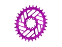 ALUGEAR Chainring oval Beach Ball Direct Mount | 1-speed Narrow Wide SRAM MTB 8-bolt Transmission | BOOST | purple | 28 teeth