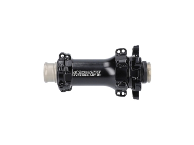 EXTRALITE Front Hub HyperSmart3+ F | 24 hole | Enduro Stainless Steel Bearings | Thru Axle 12x100 mm