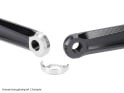 INTEND Crank Guard | Stainless Steel Crank Boots Rocksteady V2 | silver
