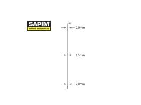 SAPIM Spoke Laser silver | 274 mm