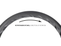 LIGHT BICYCLE Rim 28" Falcon Pro Turbo Disc 40 mm | UD-Carbon | 24-Hole | Satin-Finish