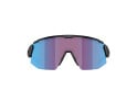 BLIZ Sunglasses Breeze Small Matt Black | Nordic Light Begonia Blue