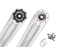 ALUGEAR Crankarms Stellar Al MTB | SRAM 8-hole chainring 28.99 mm SRAM DUB spindle | silver 160 mm