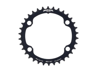 MICHE Kettenblatt R12 4-Arm LK 110 asymmetrisch für Shimano Dura-Ace FC-R9200 | Ultegra FC-R8100 | 105 FC-R7100 innen 34 Zähne