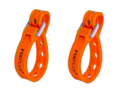 Fixplus tensioning strap Strap nano/slim fit | 15 cm | orange | 2 pieces