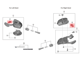 SHIMANO Integration Nut for Shifter I-Spec EV | Deore XT...