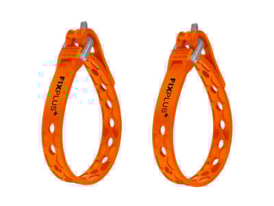 Fixplus tensioning strap Strap nano/slim fit | 23 cm | orange | 2 pieces