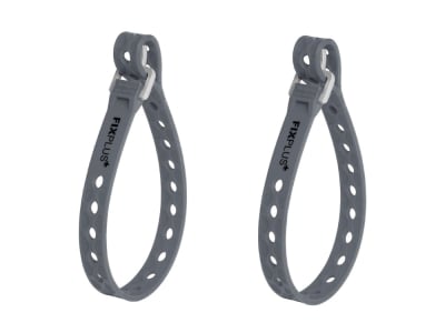 Fixplus tensioning strap Strap nano/slim fit | 30 cm | dark gray | 2 pieces