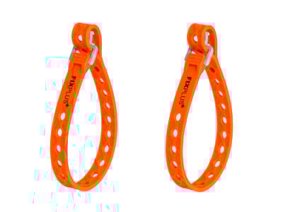 Fixplus tensioning strap Strap nano/slim fit | 30 cm | orange | 2 pieces