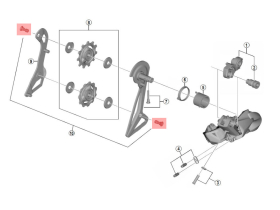 SHIMANO Screws for Rear Derailleur Pullys | Dura Ace Di2...